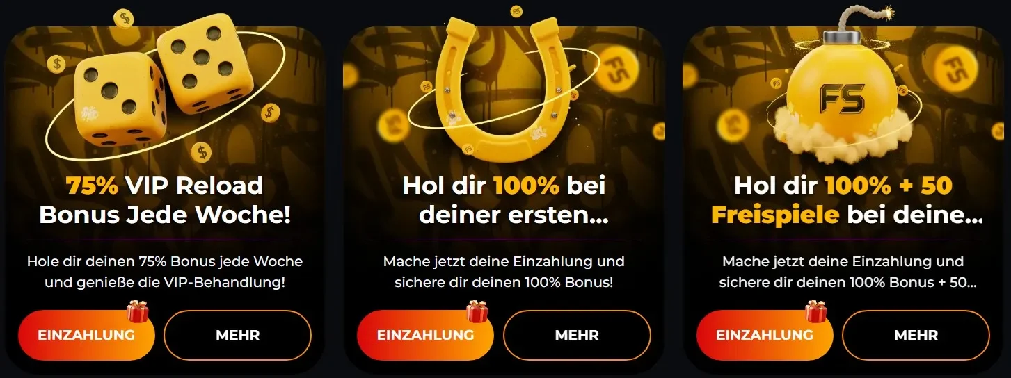 Boni und Aktionen